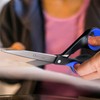 OneName Left Handed Scissors,Left Handed Scissors All Purpose,Stainless Steel Sharp