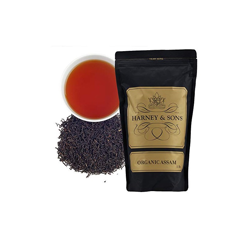 Harney & Sons Organic Assam Loose Leaf Black Tea, 16