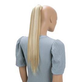 PRETTYSHOP 60 cm Hairpiece HCK7, Straight Ponytail Hair Extension, Blond Mix
