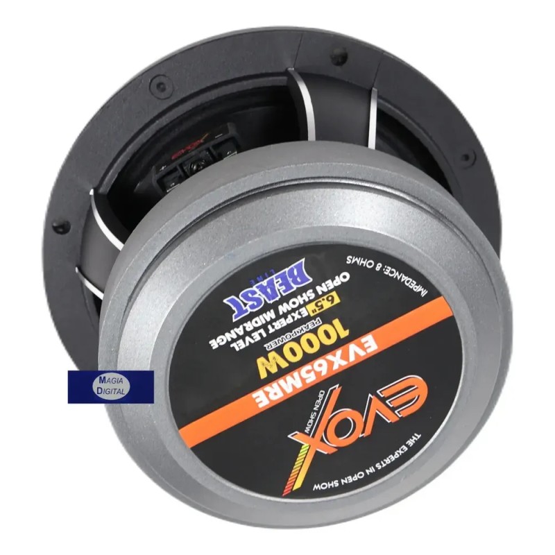 Medios Rangos 6.5puLG Evox Evx65mre 1000 Watts Open How 2pz