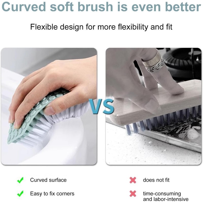 Genérico Tub Scrubber Brush - Sturdy Hard Bristles Heavy Duty