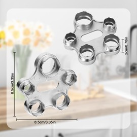 XTDMJ 2-piece set aerator service key, aerator mounting key, tap sieve aerator key tool, aerator mounting key for M16 / M18 / M20 / M22 / M24 / M28