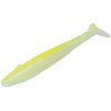 GAN CRAFT Worm Bariki Shad 3.8" #10 Kino Lemon