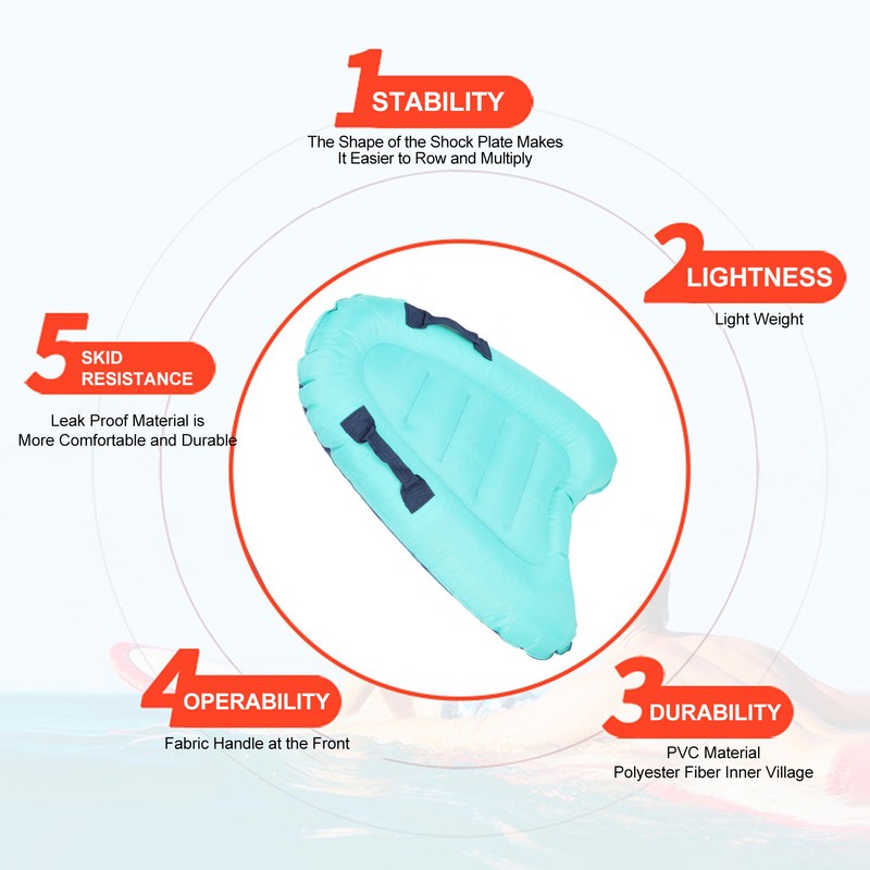 Security Inflatable Surf Boards with Handle Portable Professional Surfing Accessories