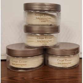 Crepe Erase LOT OF 4 CREPE ERASE BODY REFINING PADS WITH TRUFIRM 24 PADS, NEW AND SEALED