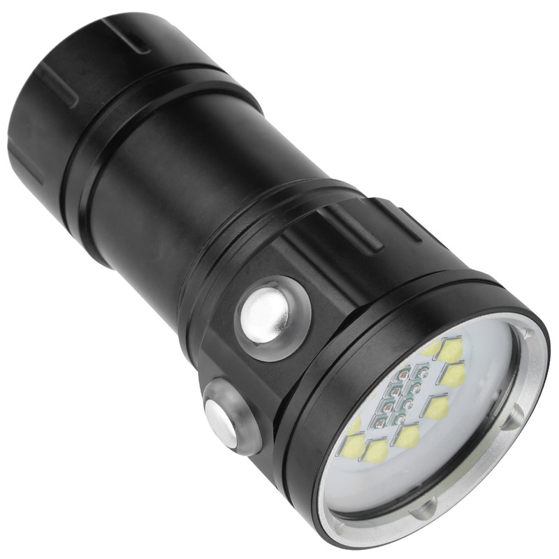 LED Diving Flashlight Portable Professional Underwater Lighting Waterproof Submarine Lamp