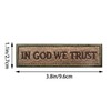 2 Pcs Funny Hook and Loop Patch - in GOD