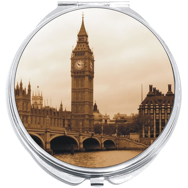 NewCharms Big Ben London Compact with Mirrors - Perfect Pocket