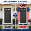 American Flag Hanging Banner for Patriotic Decor – Polyester Porch