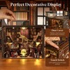 MiniCity DIY Book Nook Kit for Adults, 3D Wooden Puzzle