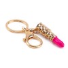 HEEPDD Crystal Make Up Lipstick Key Ring Purse Bag Charm
