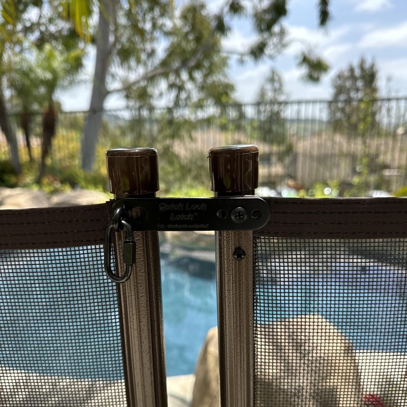 ALLSAFE Quick Lock Pool Fence Latch Kit – Easy Install