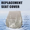 Priprilod Seat Cover Tan Perforated Replacement Leather Driver and Passenger