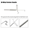 Fly Fishing Tying Tool Kit Including with Bobbin Finisher Scissors