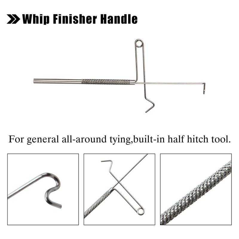 Fly Fishing Tying Tool Kit Including with Bobbin Finisher Scissors