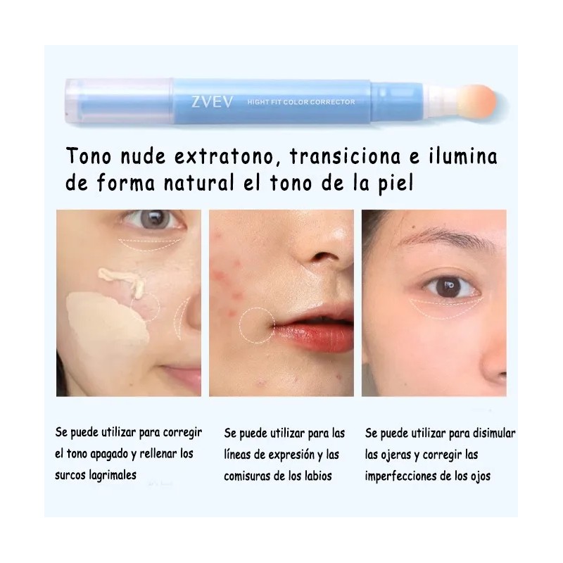 Hidratante Instantneo Correctores Ojeras Liquido Black Ojer