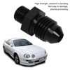 1 Pair AN4 to M8 Oil Cooler Fitting Adapter Black