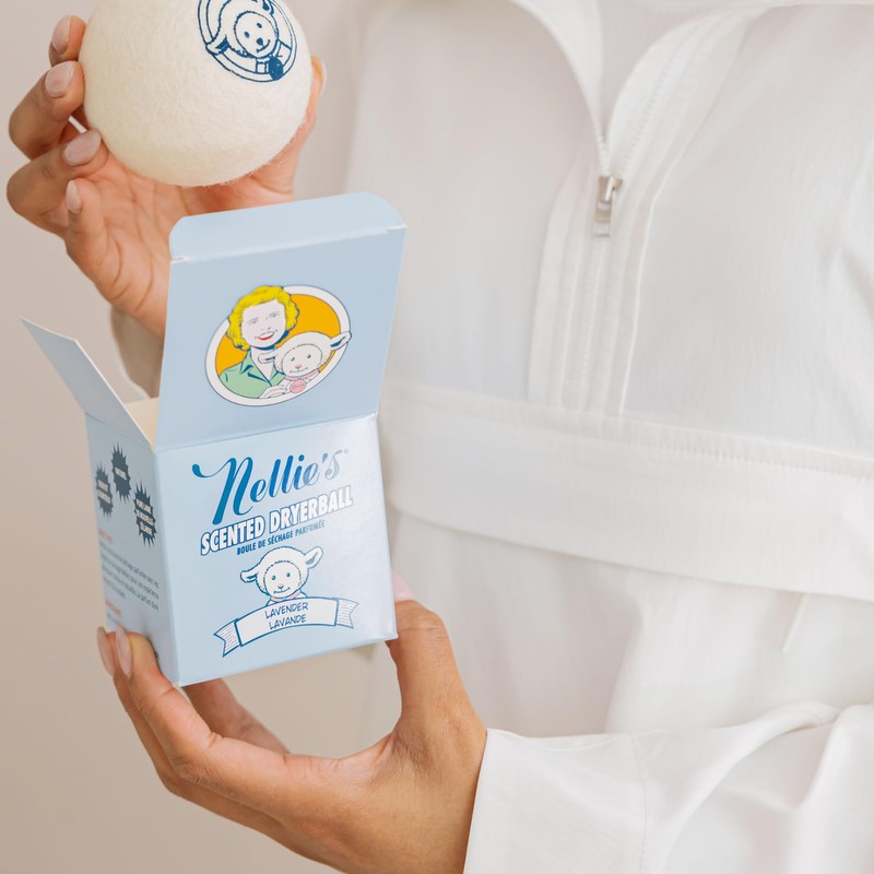 Nellie's Scented Wool Dryerball - Lavender Scented - Made with