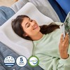 Sleep Innovations Memory Foam Contour Pillow, Standard Size, Head, Neck,
