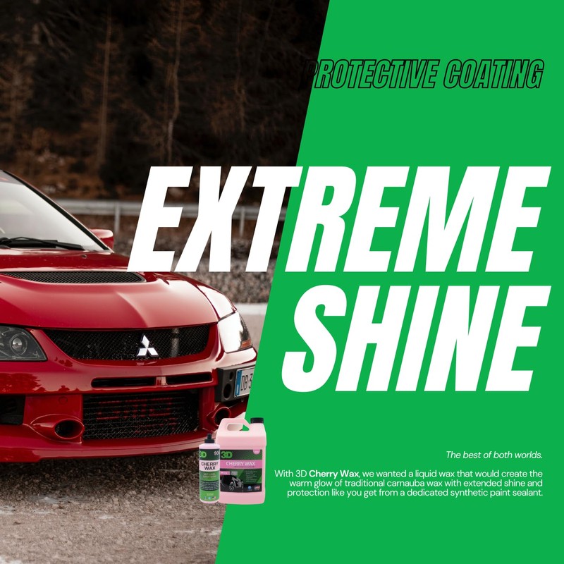 3D Cherry Wax – Liquid Carnauba Show Car Wax with