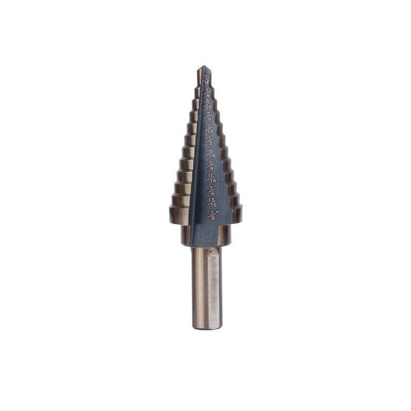 Ti Coated HSS Step Drill Bit Set for Wood Plastic