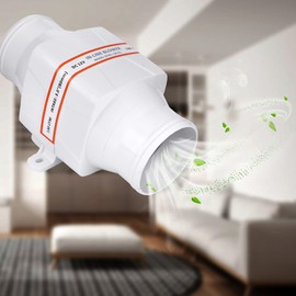 3 Inch In-line Blower Bilge, Fan Ventilation Boat Motorhome, High Speed Solid Ventilation, Sealed Cooker Hood