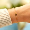 STORYJEWELLERY Cross Bracelet for Women, Christian Bracelets for Women, Confirmation
