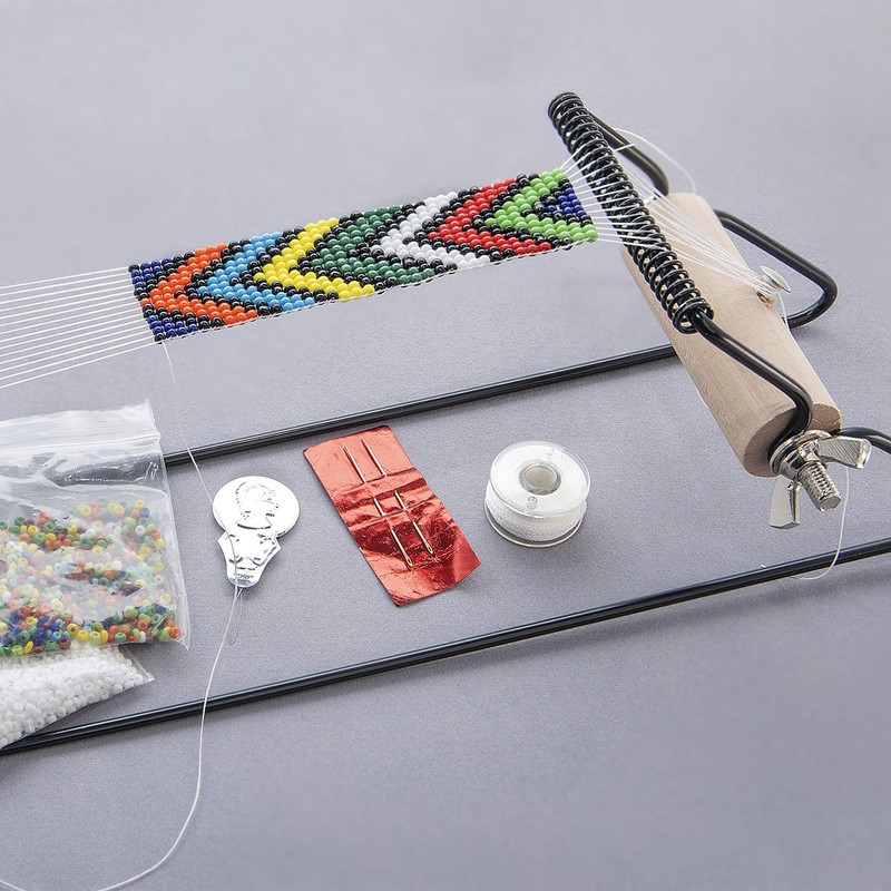 The Beadsmith Metal Bead Loom Kit, Includes Loom (12.5" x