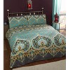 Rapport Home Emerald Indian Design Duvet Quilt Cover And 1