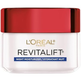 L'Oreal Paris, Crema RevitaLift Antiarrugas + Hidratante de Noche Reafirmante 1,7 oz