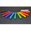 MALINOS 301035 Wax Crayons 3 in 1 Pack of 12