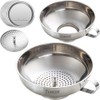 2pcs Canning Funnels for Filling Mason Jars with Strainer, Food