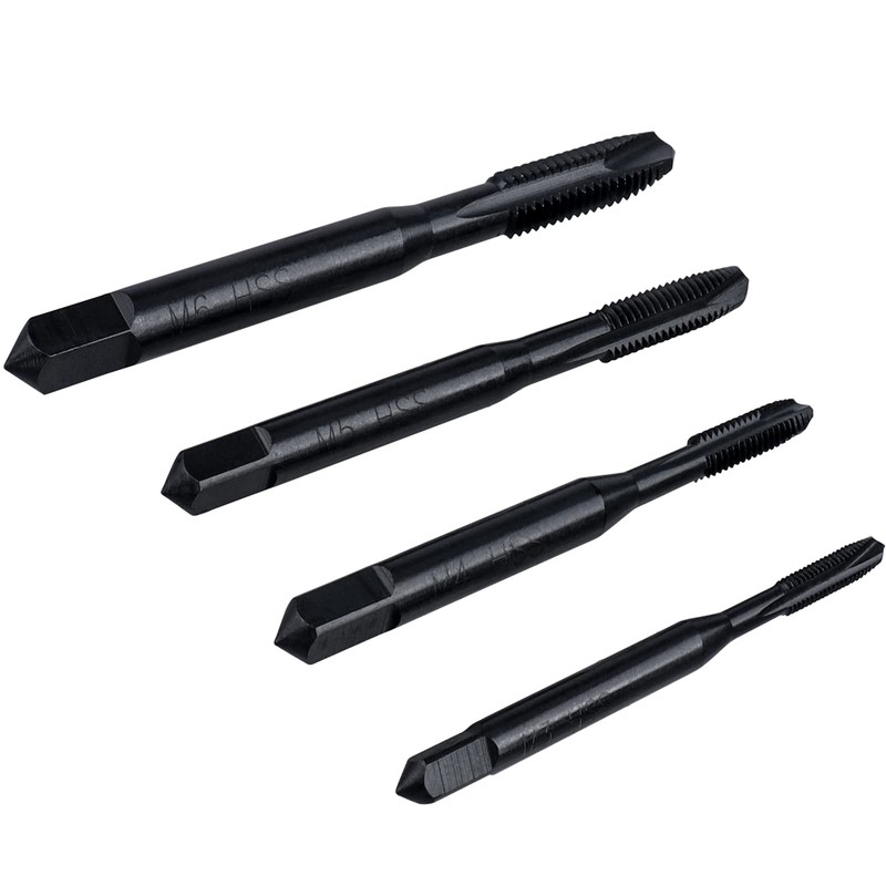 Bestgle Threading Tap Set of 7, HSS Tap Drill Set,