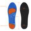 LIHAO Unisex Insoles Gel Insoles Arch Support with Cuttable Sizing
