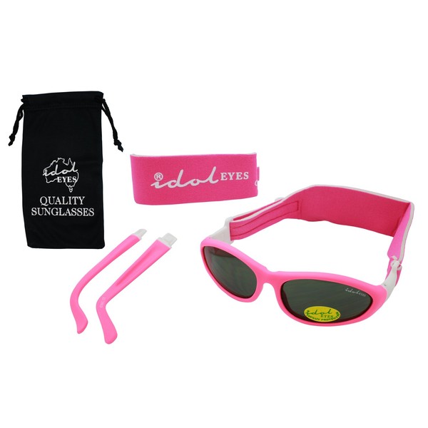 Baby Wrapz 2 Convertible Sunglasses 0-5 Years with 2 Headbands