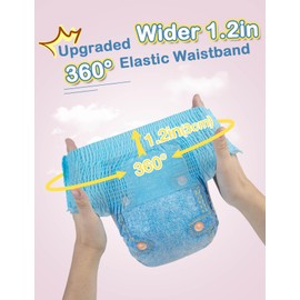 Dono Dog Diapers Female,Disposable Pull Up Stretchy Waist Wraps for Female Puppy Dogs in Heat Period Diapers, Super Absorbent 360° Leak-Proof Doggie Puppy Diapers for Training Dog Incontinence