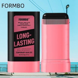 FORMBO Long Lasting Hair Dyeing Stick, Portable Hair Dyeing Comb, Hair Styling Tool for Women & Men, Professional Hair Care & Styling Product - Specification: 02#BROWN, Volume: 20g