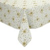 Karina Home Christmas Super Stars Gold PVC Vinyl Wipe Clean