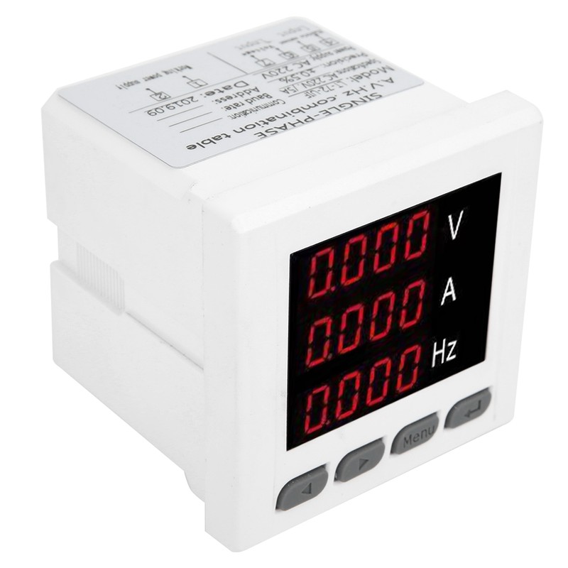 72 UIF Multi Function Meter Single Phase A V HZ