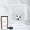 Thermostat ABS Black Smart Programmable WiFi Digital Touchscreen LCD Color