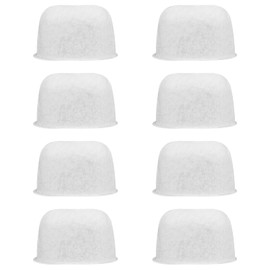 8pcs Water Filter for Breville Espresso Machine, Activated Charcoal Filter Replacement Compatible with Breville Barista Express BWF100 /450/500/600/810/840/860/870/878/880/990/980