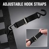 50 x 41.7-Inch Heavy-Duty Webbing Cargo Net with 4 Adjustable