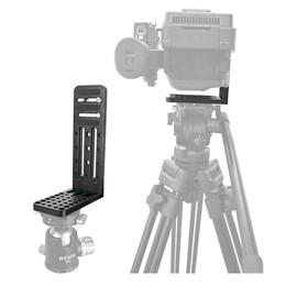 Camera L Bracket Vertical Horizontal Switching Tripod Quick Release Plate, DSLR Camera L Vertical Clapper Bracket Compatible with Canon Nikon Sony DJI Osmo Ronin Stabilizer Tripod Monopod