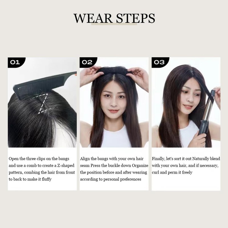 Aimeolyn Hair Toppers for Women Real Human Hair,12 Inch Hairs