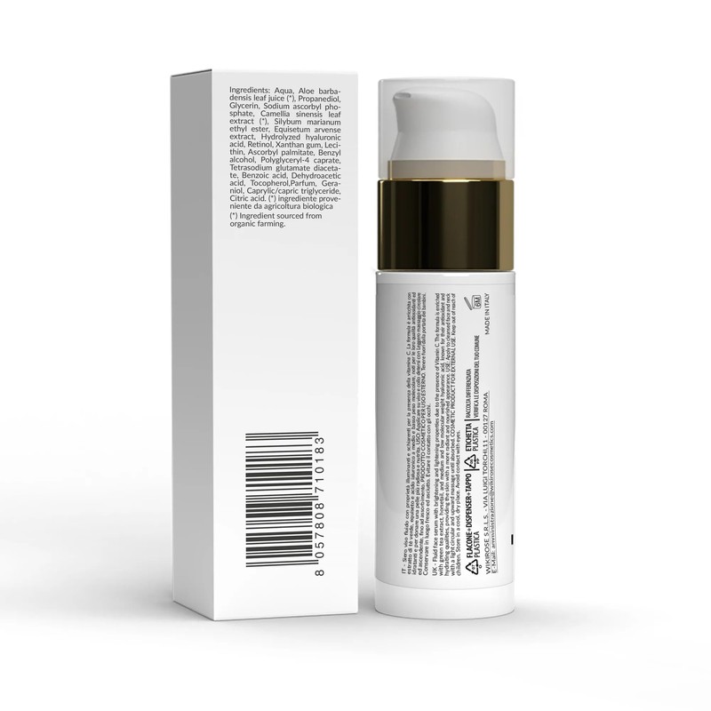 Wikirose Cosmetics - aufhellendes Gesichtsserum mit Retinol und Vitamin C