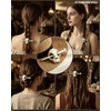 2 Sets Cat Skull Shape Hair Clip with Bone Pin,