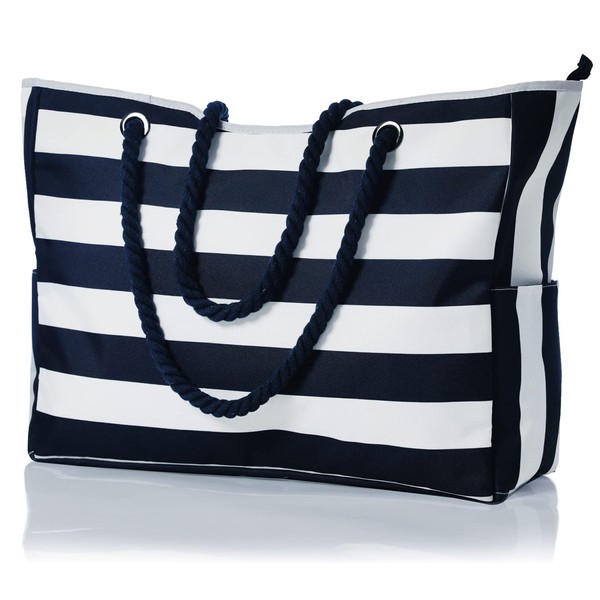 MULTIONS Beach Bag for women,Large Waterproof Beach Bags with zip,Travel