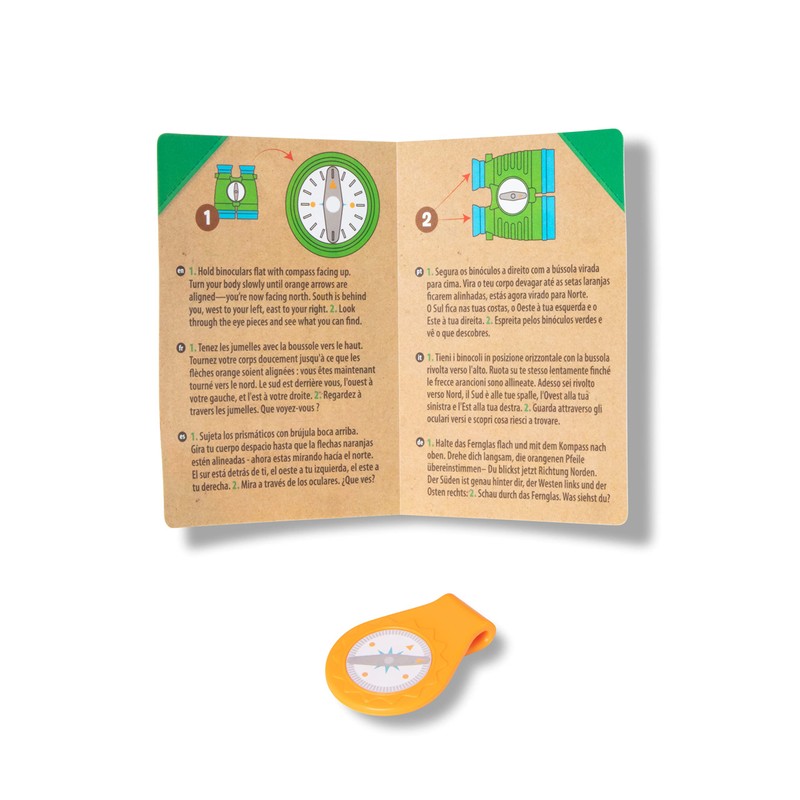 Melissa & Doug Let's Explore binoculars and compass set toy,