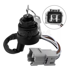 M MATI For Kawasaki Mule 3000 3010 3020 Ignition Switch with 2 Key 27005-1244 2001-2008