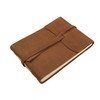 Rustic Genuine Leather Photo Album with Gift Box - Scrapbook